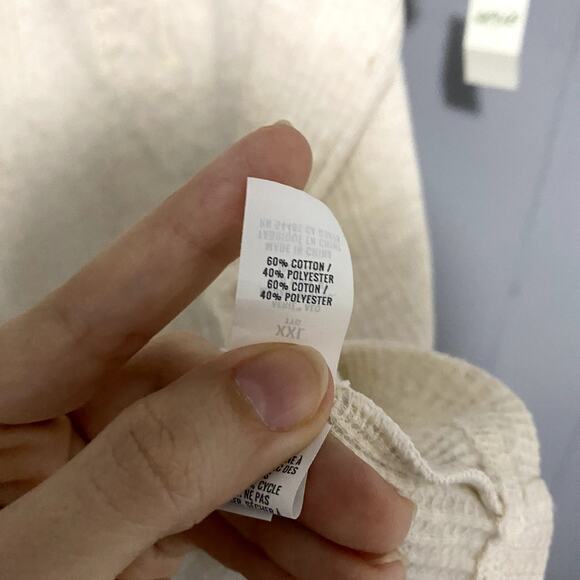 NEW Aerie Cream Waffle Knit Harley Soft Basic Loungewear Tank Top XXL - Picture 4 of 7